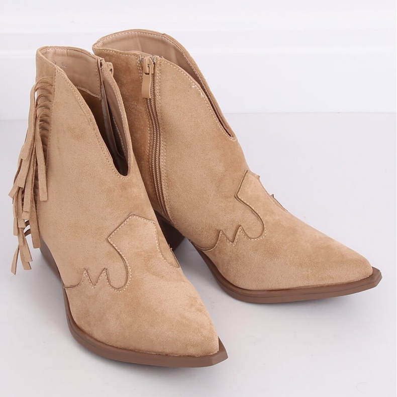 Damen Cowboystiefel beige NC999 Beige 2