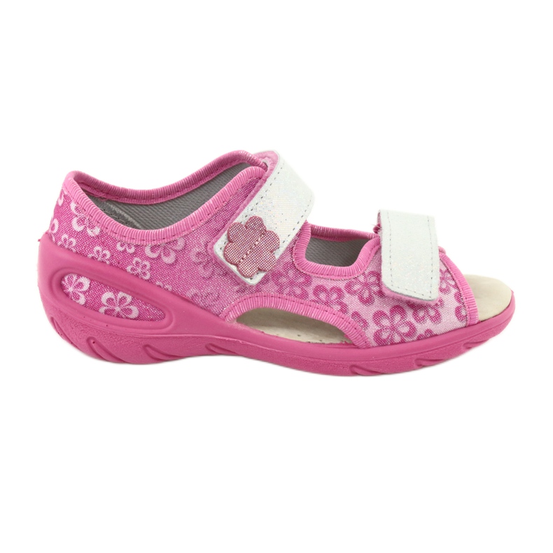 Befado Kinderschuhe PU 065X138 rosa grau 1