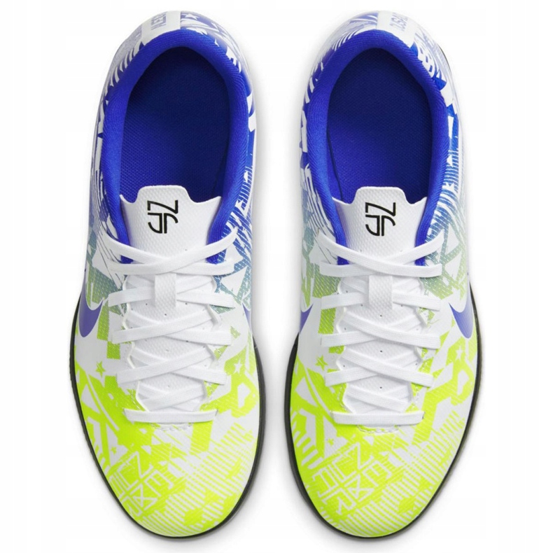 Nike Mercurial Vapor 13 Club Njr Ic Jr CV9352 104 Fußballschuhe weiß blau mehrfarbig 1