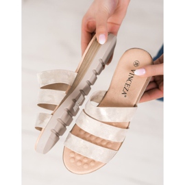 Goldene VINCEZA Hausschuhe 1