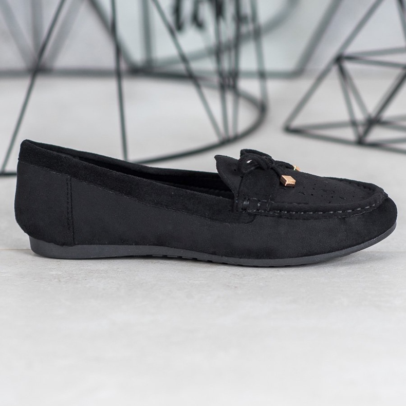 Cm Paris Slipper mit Schleife schwarz 2