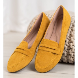 Anesia Paris Stylische Ballerinas gelb 2