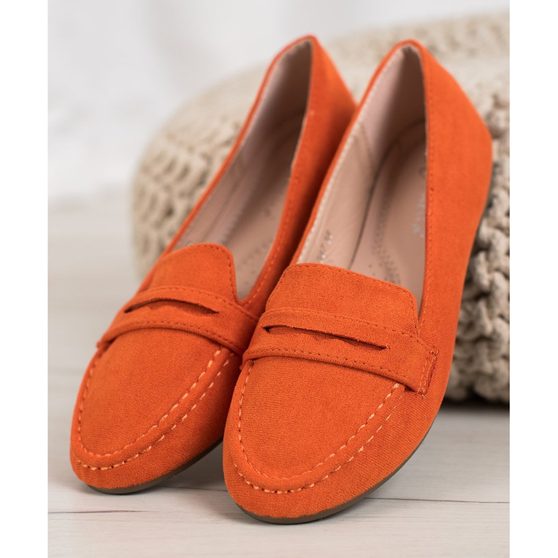 Anesia Paris Stylische Ballerinas orange 2