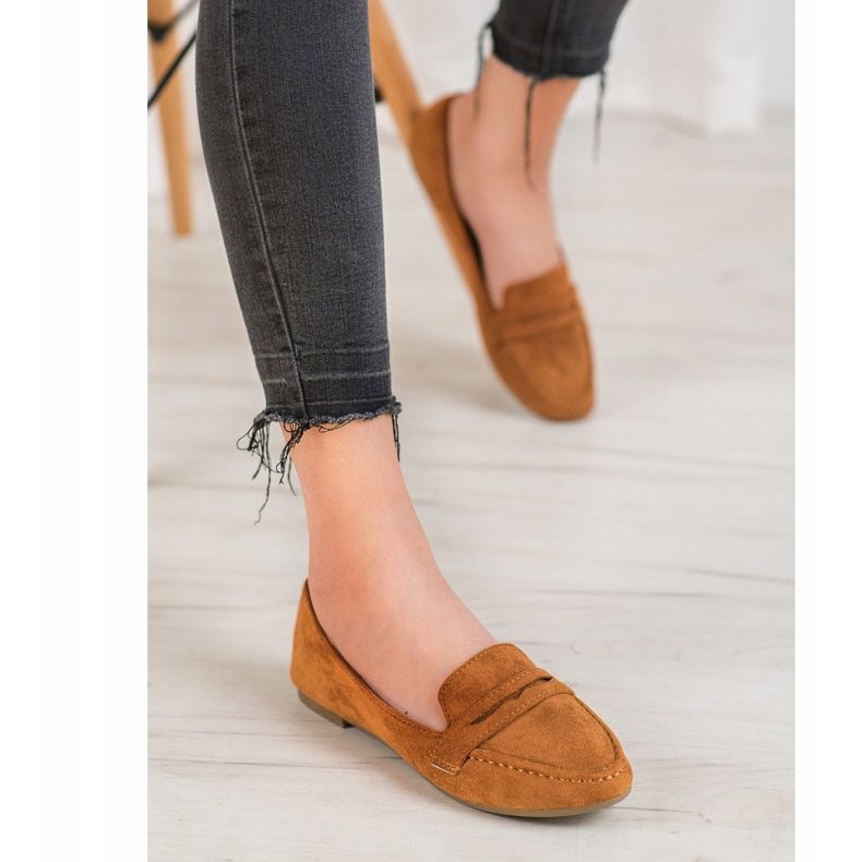 Anesia Paris Stylische Ballerinas braun 1