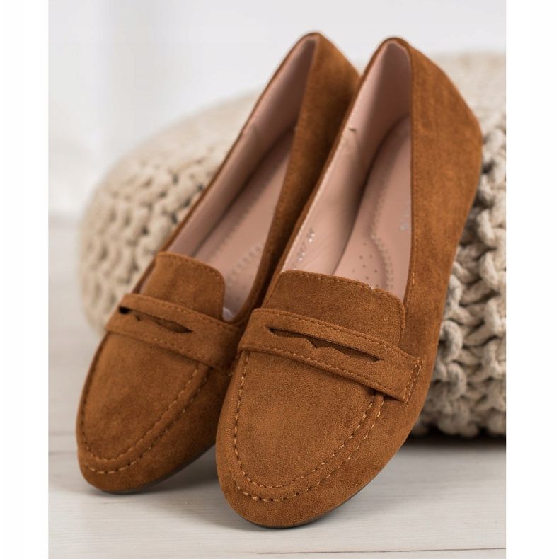 Anesia Paris Stylische Ballerinas braun 2