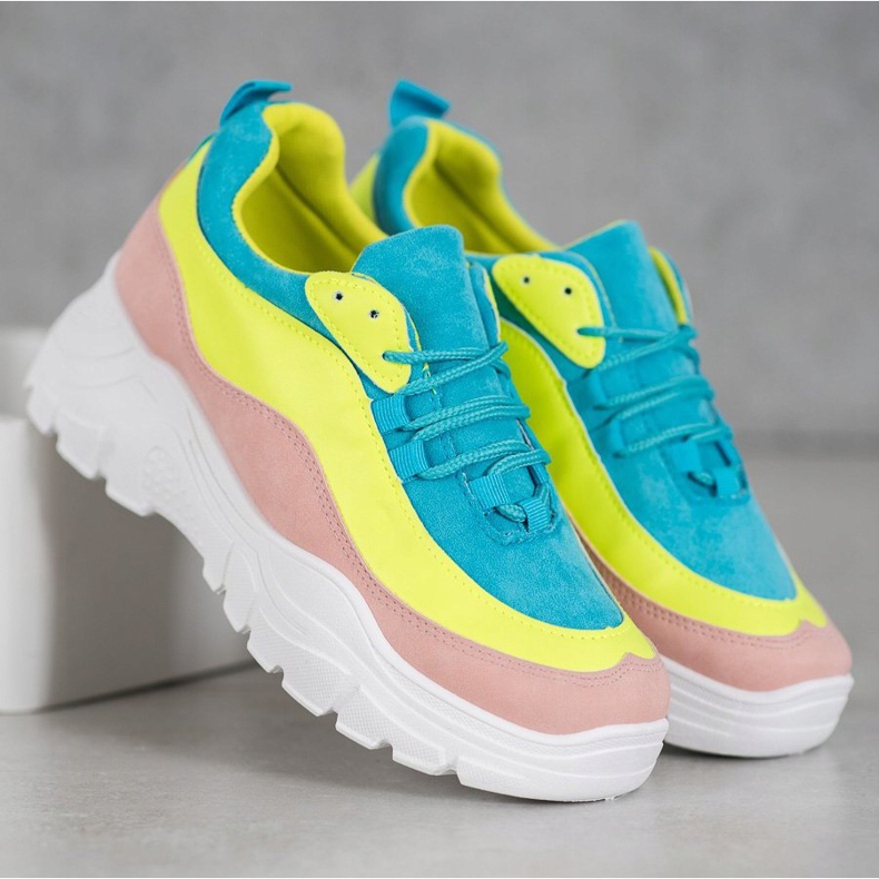 SHELOVET Bunte Turnschuhe mehrfarbig 1