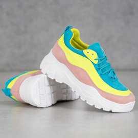 SHELOVET Bunte Turnschuhe mehrfarbig 2