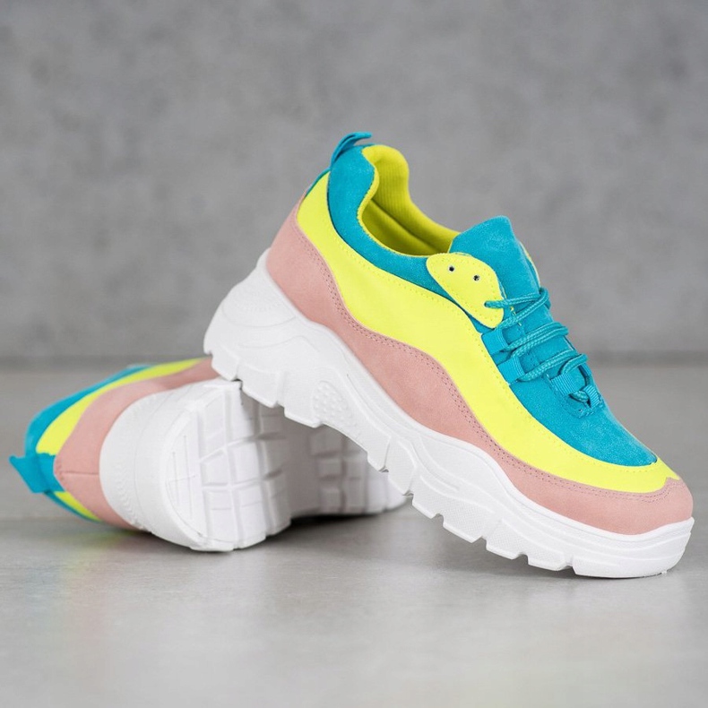 SHELOVET Bunte Turnschuhe mehrfarbig 2