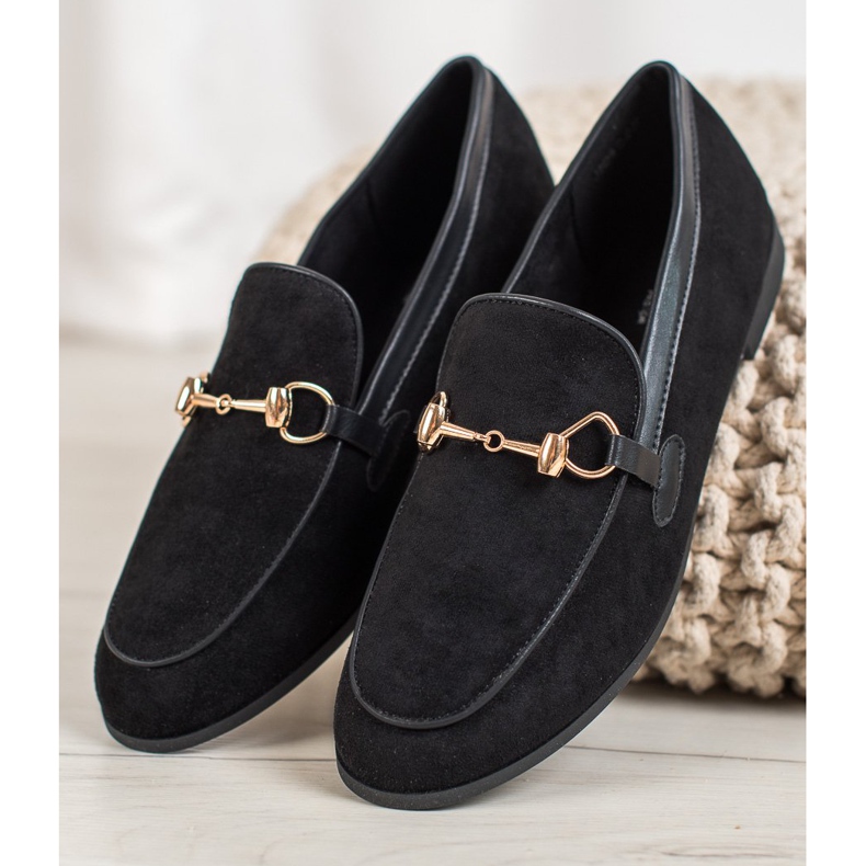 Fama Schwarze Loafer 2