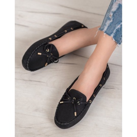 Diamantique Loafer aus Öko-Leder schwarz 2