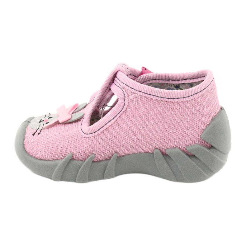 Befado Kinderschuhe 110P374 rosa grau 2