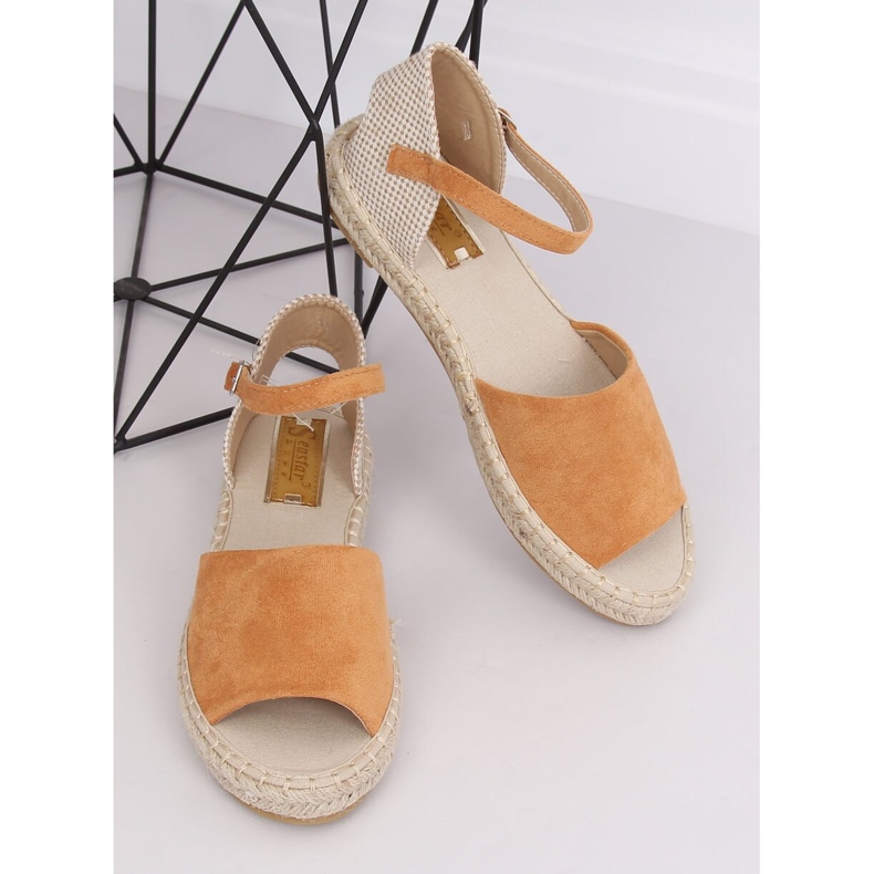 Espadrilles geschnitten Kamel BB28P Kamel braun 2
