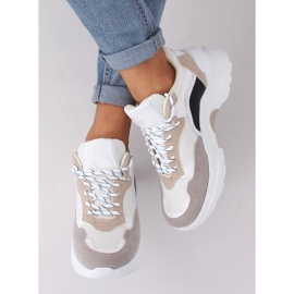 Damen Sportschuhe JD02P Weiß Beige schwarz violett rosa 2