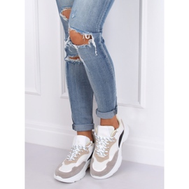 Damen Sportschuhe JD02P Weiß Beige schwarz violett rosa 1