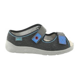 Befado Kinderschuhe 869Y139 blau grau 1