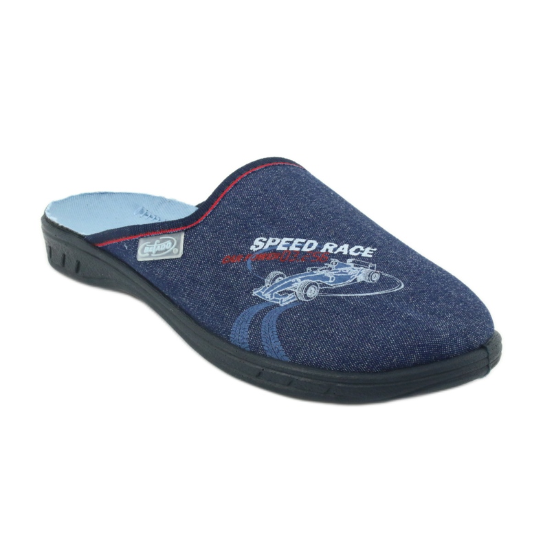 Befado farbige Kinderschuhe 707Y403 rot marineblau blau 1