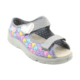 Befado Kinderschuhe 869X135 lila blau rosa grau 1