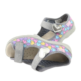 Befado Kinderschuhe 869X135 lila blau rosa grau 3