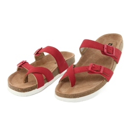 Profilierte Flip-Flops Big Star 274638 rot 3