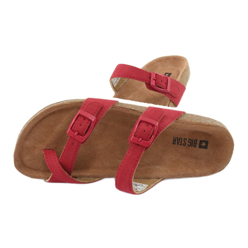 Profilierte Flip-Flops Big Star 274638 rot 4