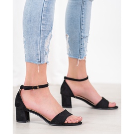 Seastar Bequeme Sandalen mit hohen Absätzen schwarz 2