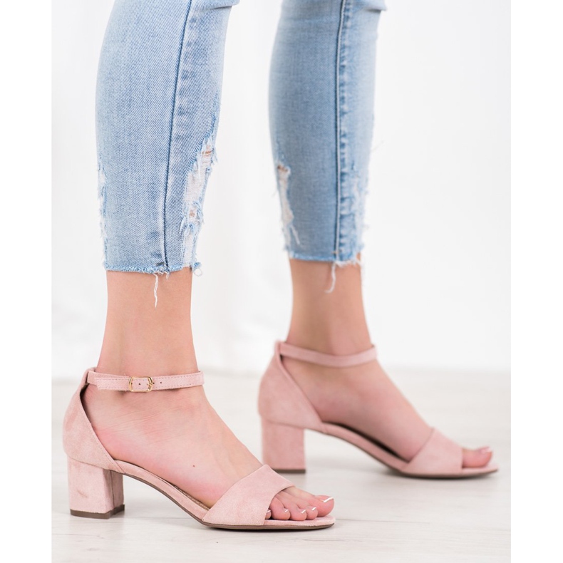 Seastar Bequeme Sandalen mit hohen Absätzen rosa 2