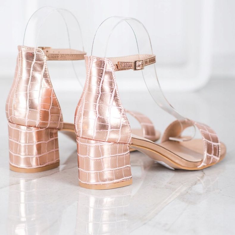 Seastar Sandalen mit Öko-Leder rosa 1