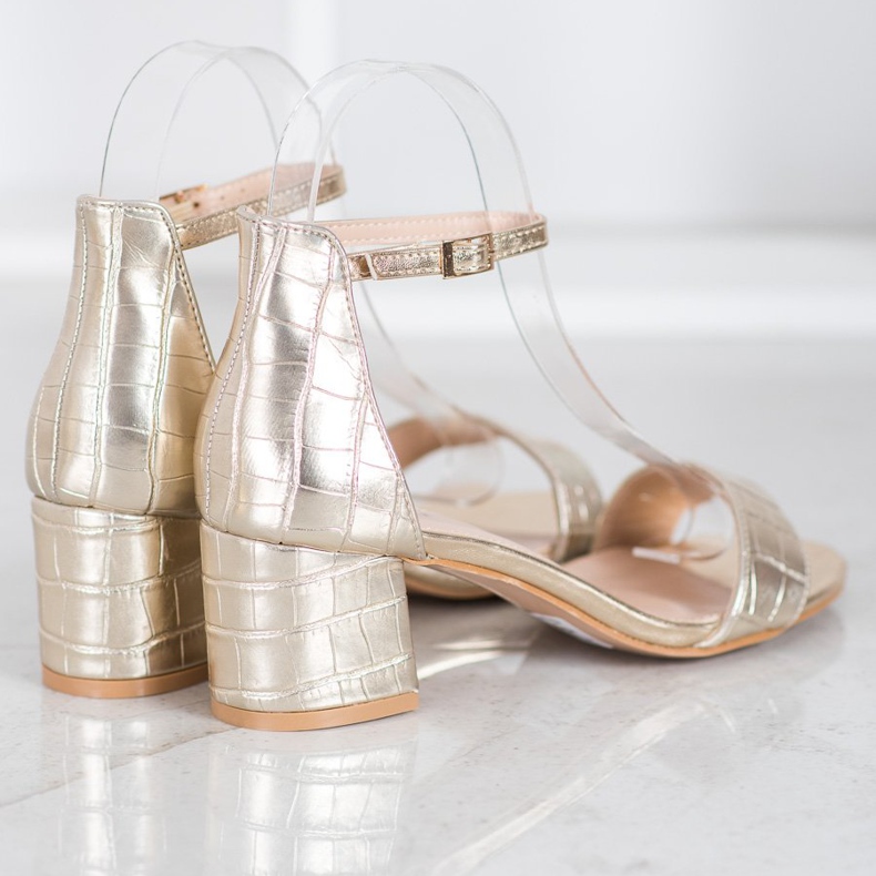 Seastar Sandalen mit Öko-Leder golden 2