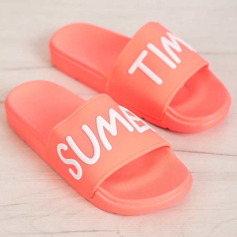 SHELOVET Gummi Hausschuhe rosa 2