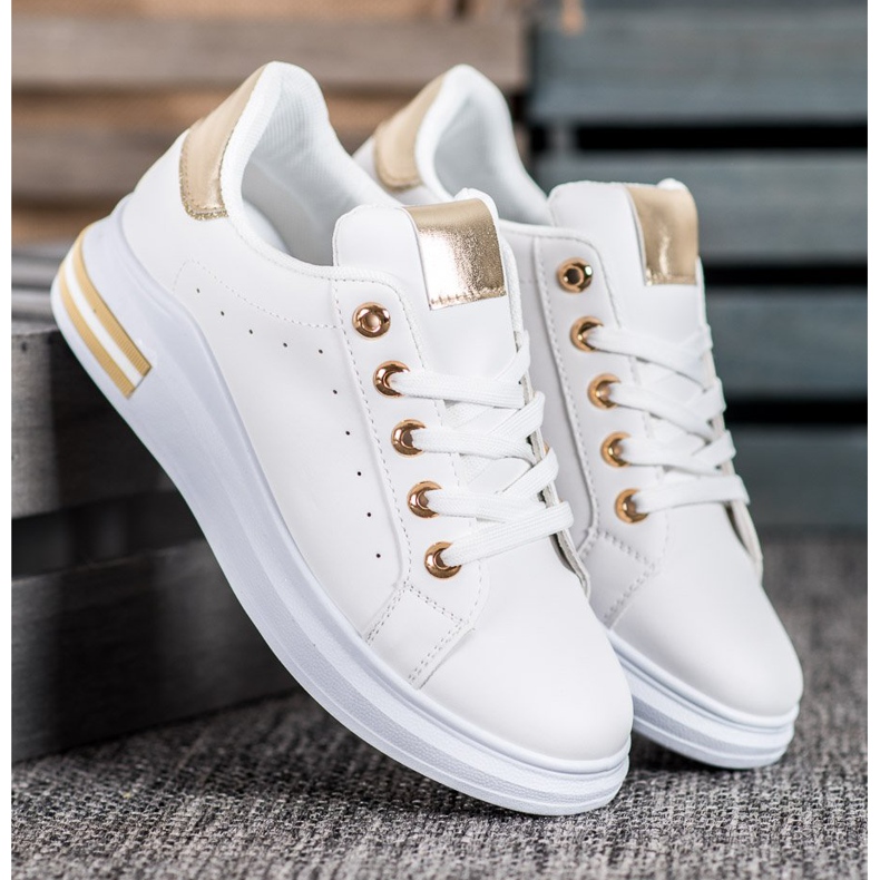 SHELOVET Modische Sportschuhe weiß 2