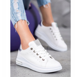 SHELOVET Modische Sportschuhe weiß 1