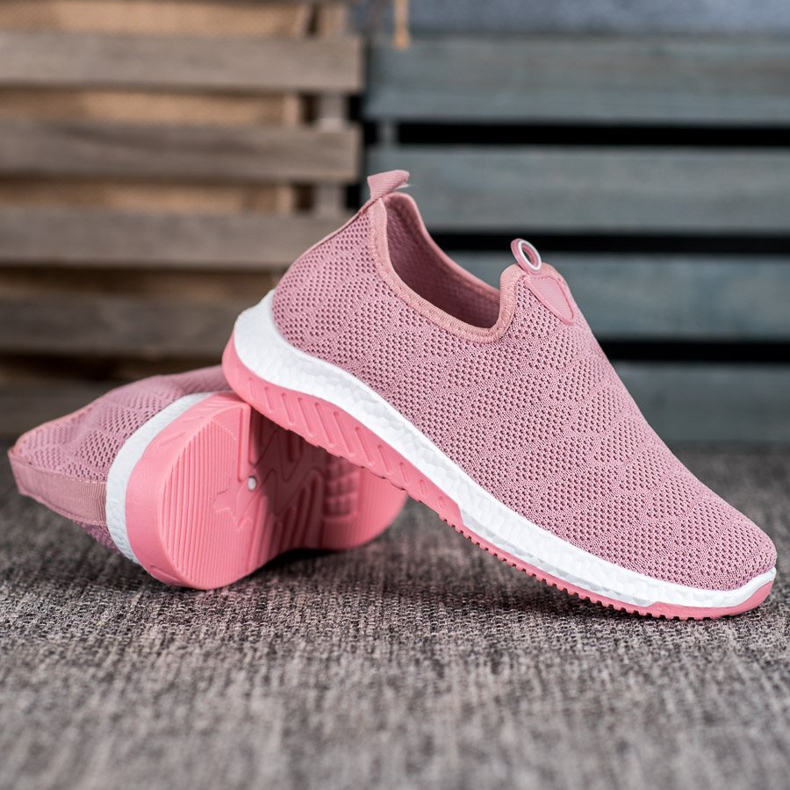 Diamantique Sportschuhe zum Hineinschlüpfen rosa 2