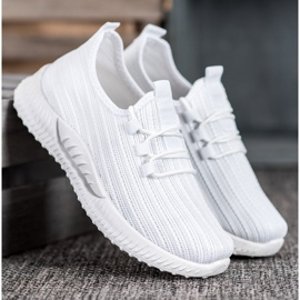 SHELOVET Textile Sportschuhe weiß 2