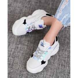 SHELOVET Bequeme Sportschuhe weiß 1