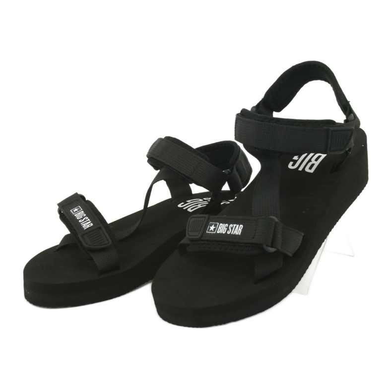 Textilsandalen Big Star 274A349 schwarz 3