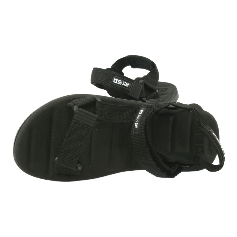 Big Star 174499 Herrensandalen schwarz 5