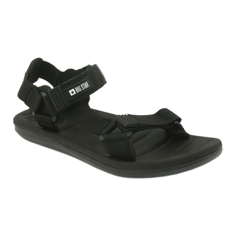 Big Star 174499 Herrensandalen schwarz 1