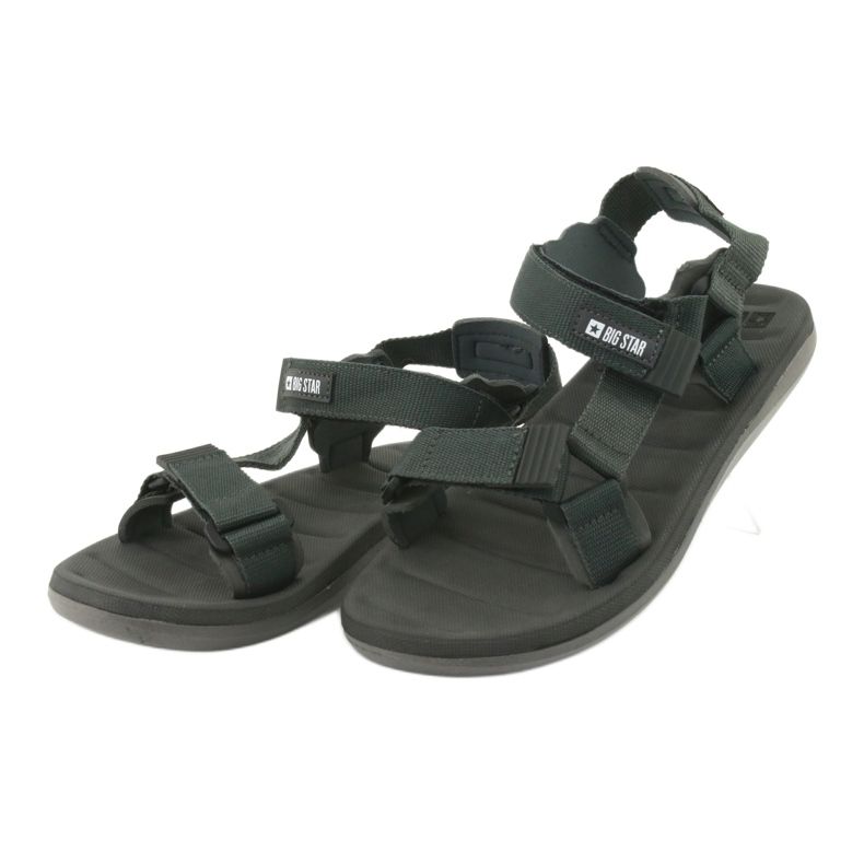 Big Star 174501 Herrensandalen grau 2