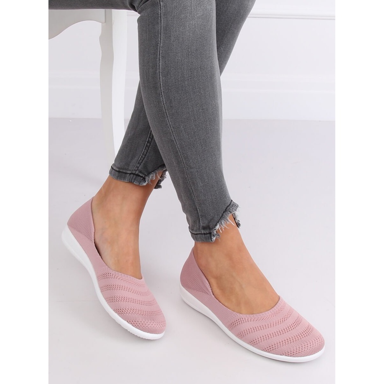 Rosa Netzballerinas IC03 Old Pink 1