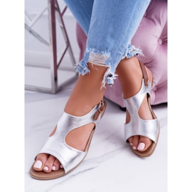 Leichte Kongito Silver Sandalen grau 1