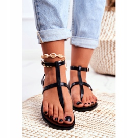 Lu Boo Sandalen Römer, Japanisches Lento Schwarz 2