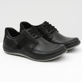 KOMODO Leder Herren Classic Schwarz Schuhe Rocco 1