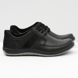 KOMODO Leder Herren Classic Schwarz Schuhe Rocco 2