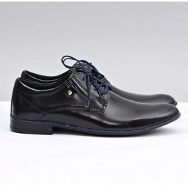 KOMODO Schwarze elegante Lederschuhe von Massimiliano 2