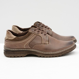 KOMODO Ernesto Brown Leather Herren Warme Stiefel für den Winter braun 2