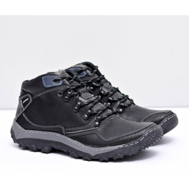 Mateos Herren Trekking Schwarz Warme Schuhe Etemor 1