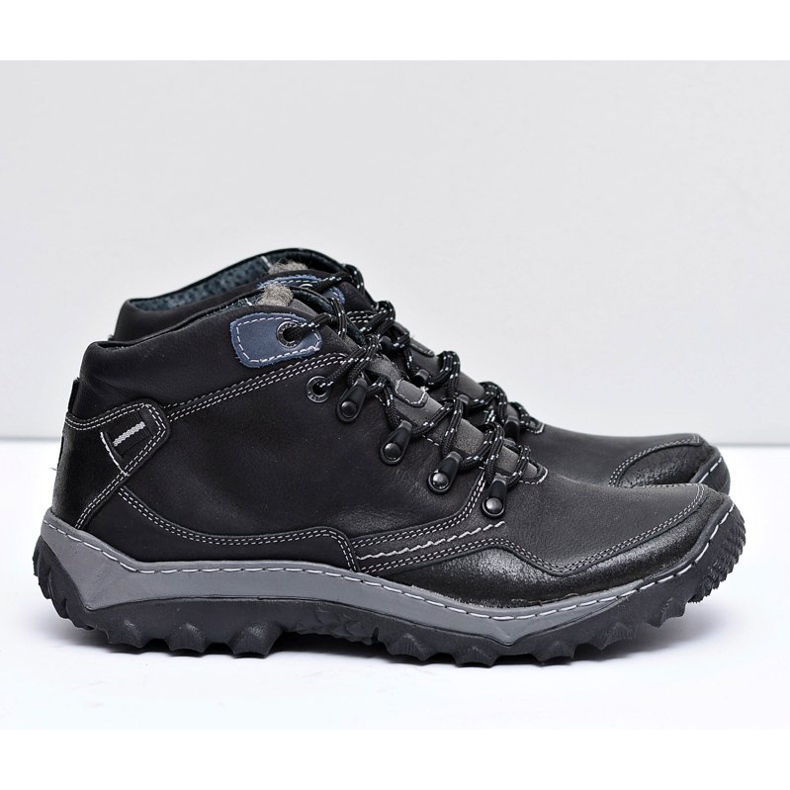 Mateos Herren Trekking Schwarz Warme Schuhe Etemor 2