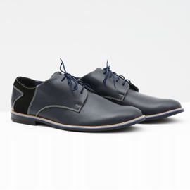Bednarek Polish Shoes Herren Brogues Bednarek Elegantes Leder Marineblau Biagio 1