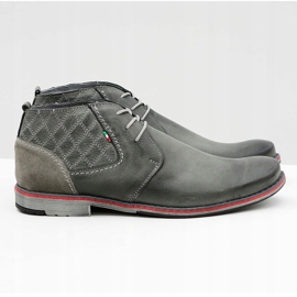 Gino Tuzzi Graue Herren Lederschuhe Graziano 2