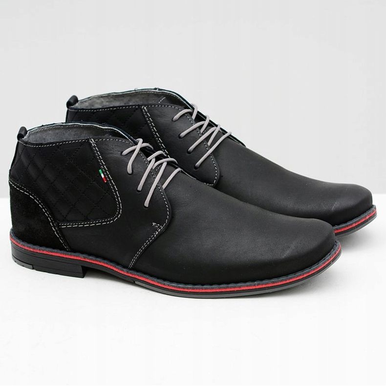 Gino Tuzzi Herren Graziano Schuhe aus schwarzem Leder 1